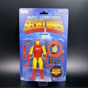 Marvel Iron Man Action Figure Packaging - Red and Yellow